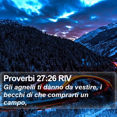 Proverbi 27:26 RIV Bible Verse Image