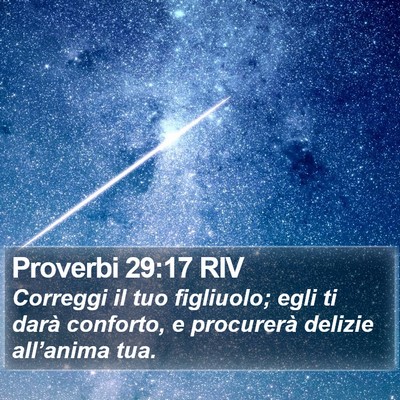 Proverbi 29:17 RIV Bible Verse Image