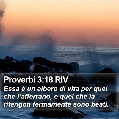 Proverbi 3:18 RIV Bible Verse Image