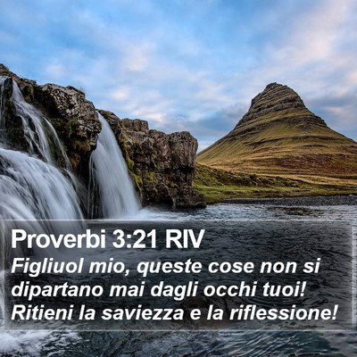 Proverbi 3:21 RIV Bible Verse Image