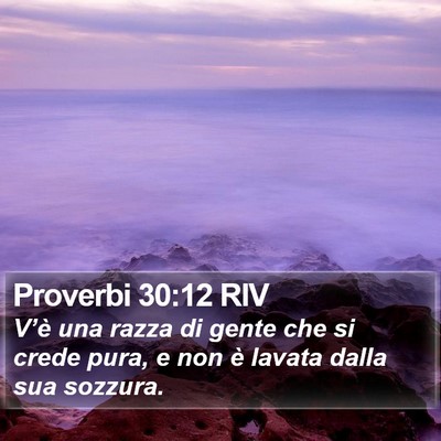 Proverbi 30:12 RIV Bible Verse Image