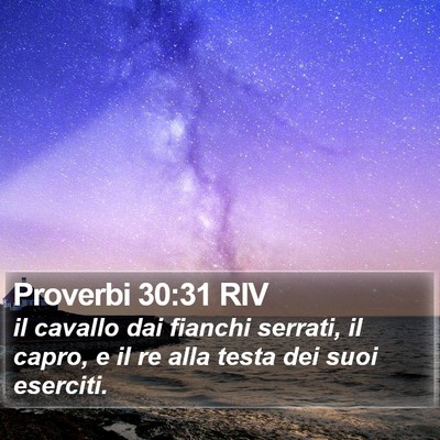 Proverbi 30:31 RIV Bible Verse Image