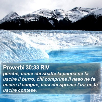 Proverbi 30:33 RIV Bible Verse Image
