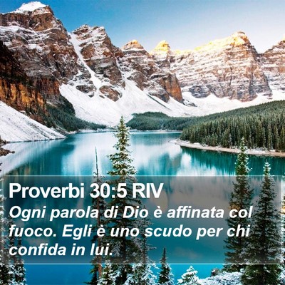 Proverbi 30:5 RIV Bible Verse Image