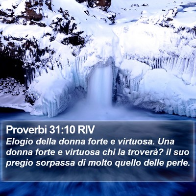 Proverbi 31:10 RIV Bible Verse Image