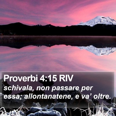 Proverbi 4:15 RIV Bible Verse Image