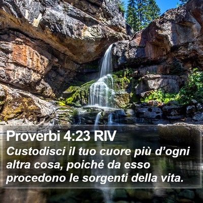 Proverbi 4:23 RIV Bible Verse Image