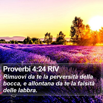 Proverbi 4:24 RIV Bible Verse Image