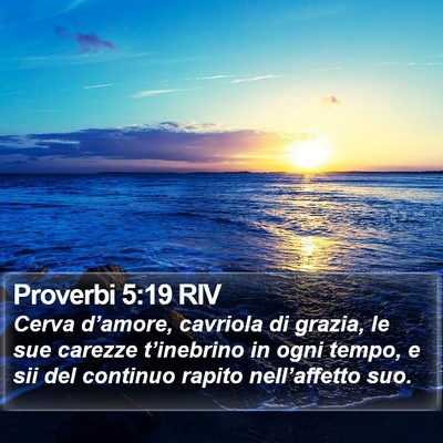 Proverbi 5:19 RIV Bible Verse Image