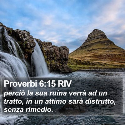 Proverbi 6:15 RIV Bible Verse Image