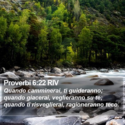 Proverbi 6:22 RIV Bible Verse Image