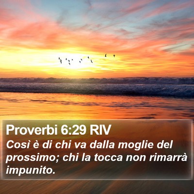 Proverbi 6:29 RIV Bible Verse Image