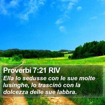 Proverbi 7:21 RIV Bible Verse Image