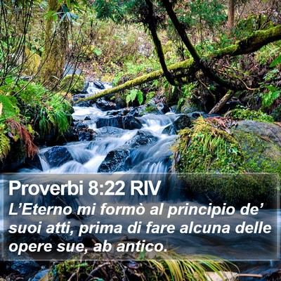 Proverbi 8:22 RIV Bible Verse Image