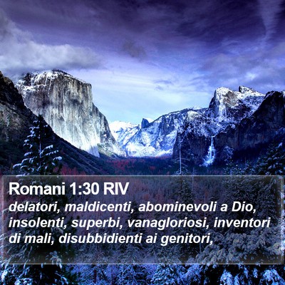 Romani 1:30 RIV Bible Verse Image