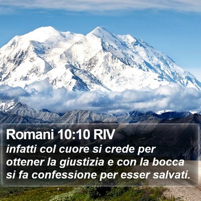 Romani 10:10 RIV Bible Verse Image