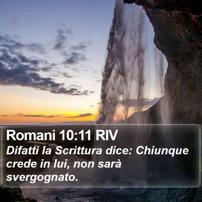 Romani 10:11 RIV Bible Verse Image