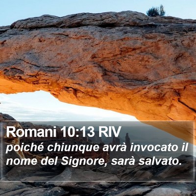Romani 10:13 RIV Bible Verse Image