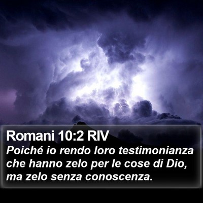 Romani 10:2 RIV Bible Verse Image