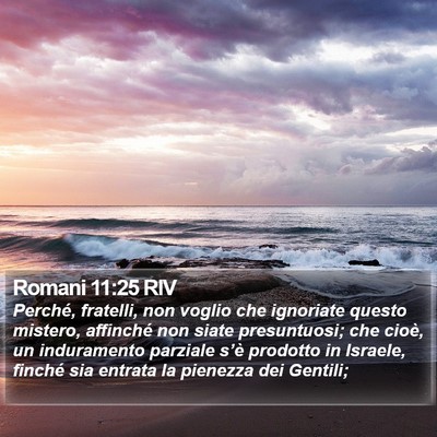 Romani 11:25 RIV Bible Verse Image