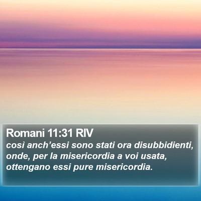 Romani 11:31 RIV Bible Verse Image
