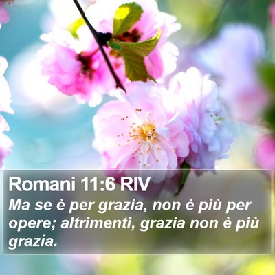 Romani 11:6 RIV Bible Verse Image