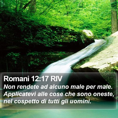 Romani 12:17 RIV Bible Verse Image