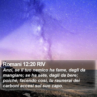 Romani 12:20 RIV Bible Verse Image