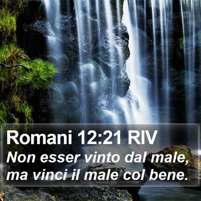 Romani 12:21 RIV Bible Verse Image