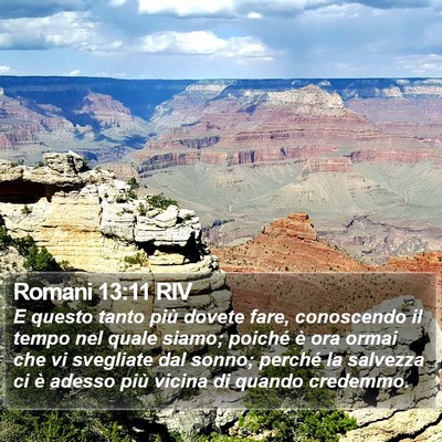 Romani 13:11 RIV Bible Verse Image
