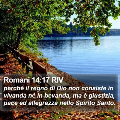 Romani 14:17 RIV Bible Verse Image