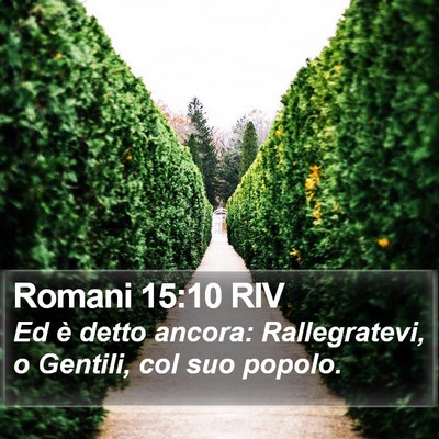 Romani 15:10 RIV Bible Verse Image