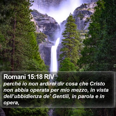 Romani 15:18 RIV Bible Verse Image