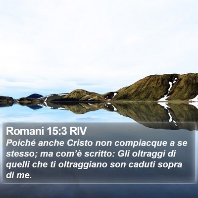 Romani 15:3 RIV Bible Verse Image