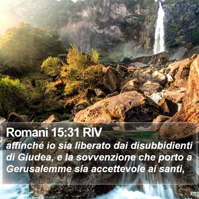 Romani 15:31 RIV Bible Verse Image