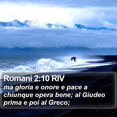 Romani 2:10 RIV Bible Verse Image