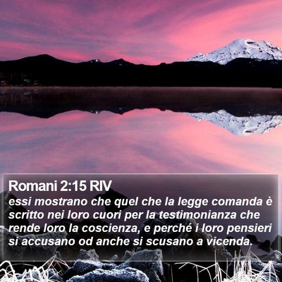 Romani 2:15 RIV Bible Verse Image