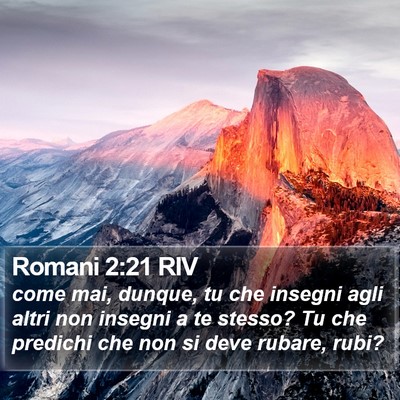 Romani 2:21 RIV Bible Verse Image