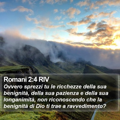 Romani 2:4 RIV Bible Verse Image