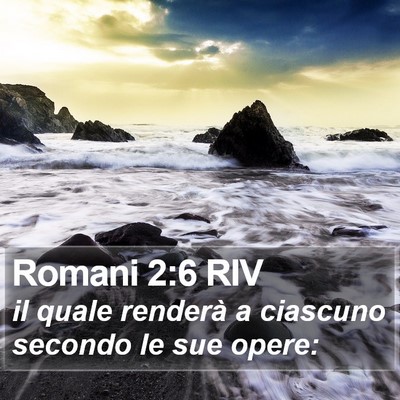 Romani 2:6 RIV Bible Verse Image