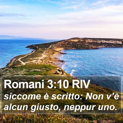 Romani 3:10 RIV Bible Verse Image