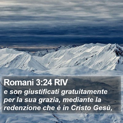 Romani 3:24 RIV Bible Verse Image