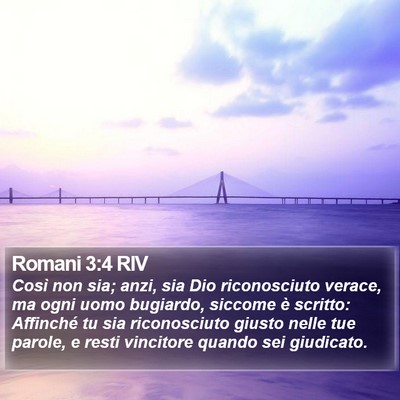 Romani 3:4 RIV Bible Verse Image
