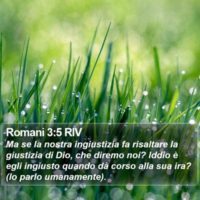 Romani 3:5 RIV Bible Verse Image