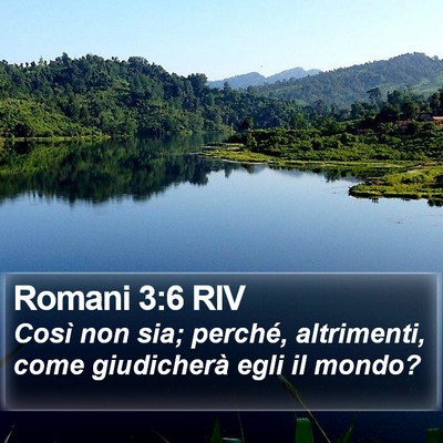 Romani 3:6 RIV Bible Verse Image