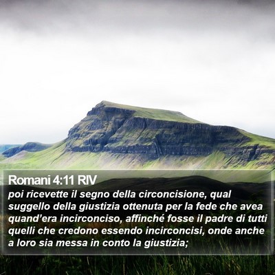 Romani 4:11 RIV Bible Verse Image
