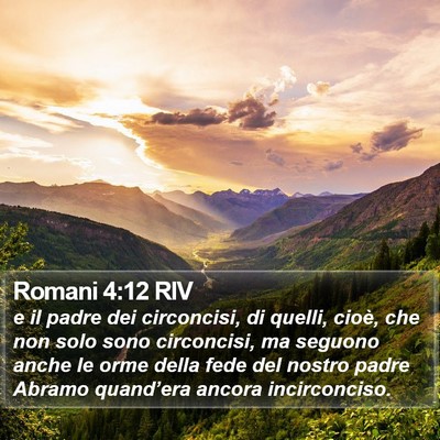 Romani 4:12 RIV Bible Verse Image