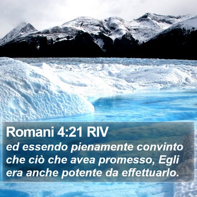 Romani 4:21 RIV Bible Verse Image