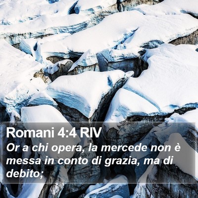 Romani 4:4 RIV Bible Verse Image