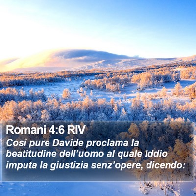 Romani 4:6 RIV Bible Verse Image